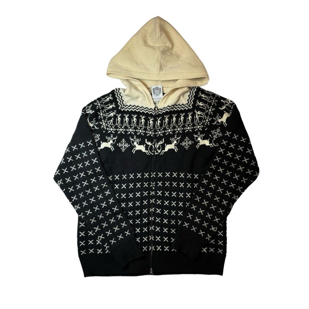 Billionaire Boys Club Zip Up Knit Sweater Winter Christmas Size XL